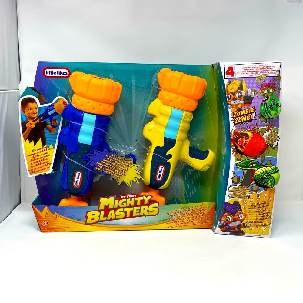Little Tikes My First Mighty‎ Blaster Battle Blasters 2-Pack NEW